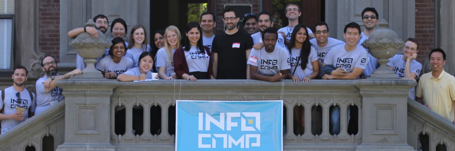 Student volunteers planned and organized InfoCamp Berkeley.