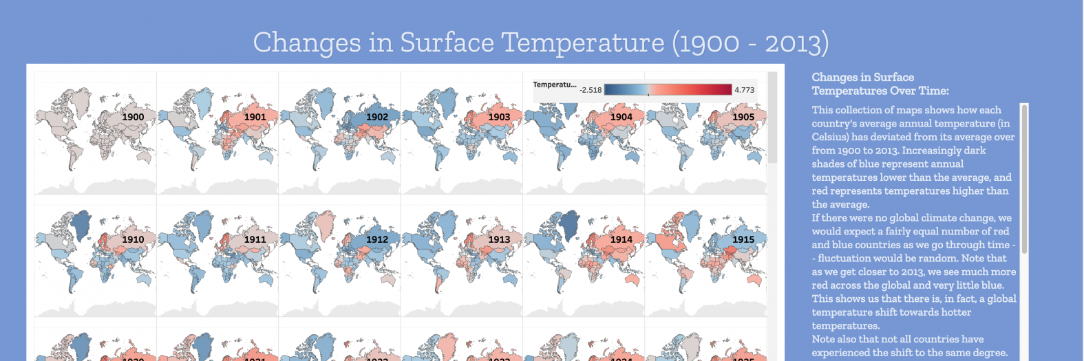 Grid Map of Surface Temperature