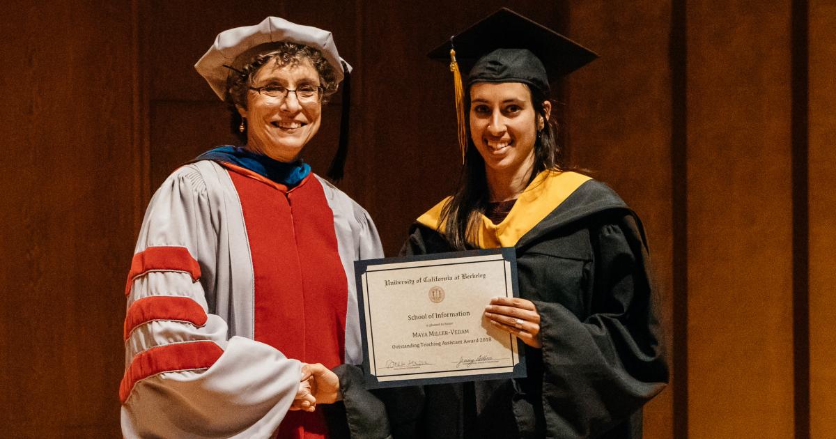 Commencement Awards Honor 2018 Graduates | UC Berkeley School of Information