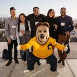 MICS students with Oski at Immersion in April 2019