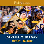 collage of smiling students with text: Giving Tuesda, 11/15/22-11/22/22