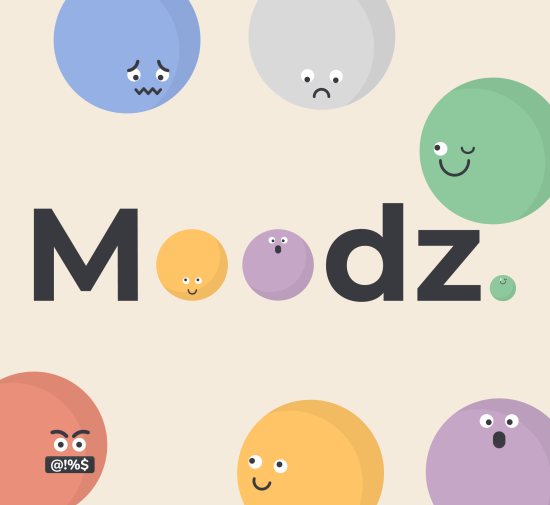 moodz logo mapping app by uc Berkeley students at hackathon