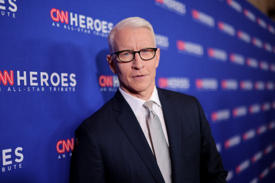 Anderson Cooper in suit and tie
