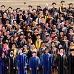 Graduates from all I School degree programs (Photo/Noah Berger)
