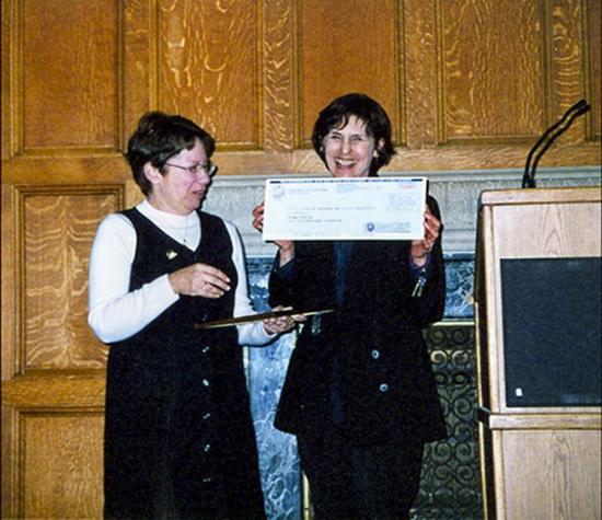 Norma Kobzina received UC Berkeley’s Distinguished Librarian Award in 2001.