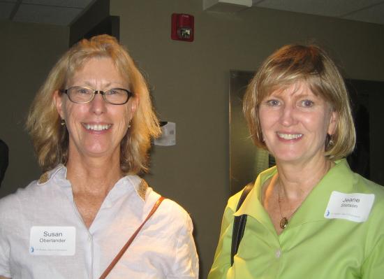 Susan Oberlander (Ph.D. '00) and Jeane Stetson (MIMS '00)