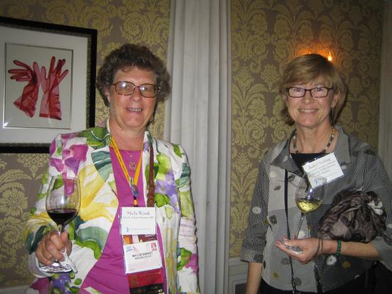 Alumna Ma'lis Wendt with Isabel Stirling, UC Berkeley Associate University Librarian and Director of Public Services