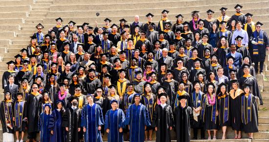 Graduates from all I School degree programs (Photo/Noah Berger)
