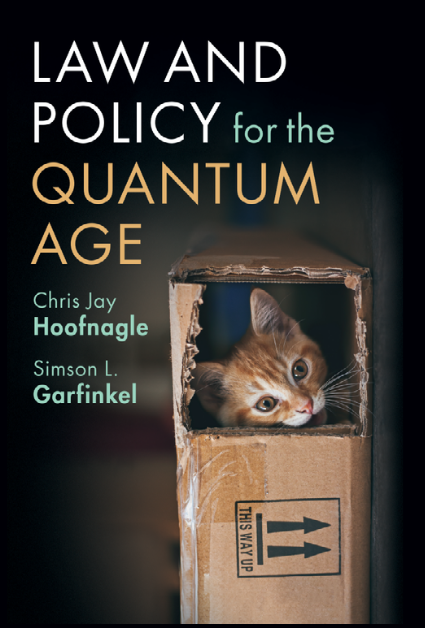 Cover of book "Law and Policy for the Quantum Age"