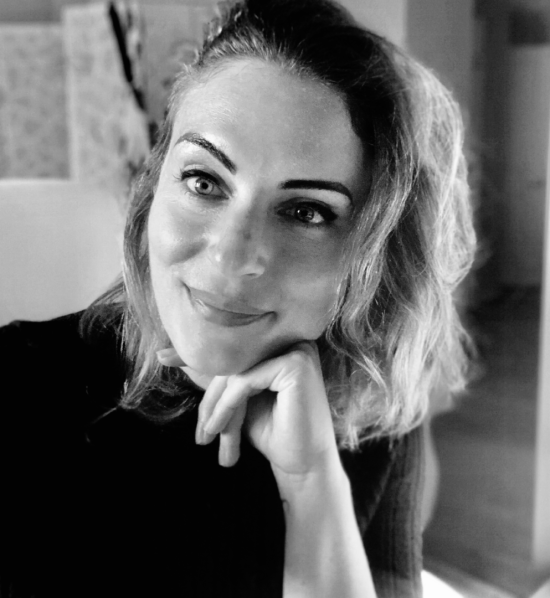 black and white image of Susana Constenla-Villoslada
