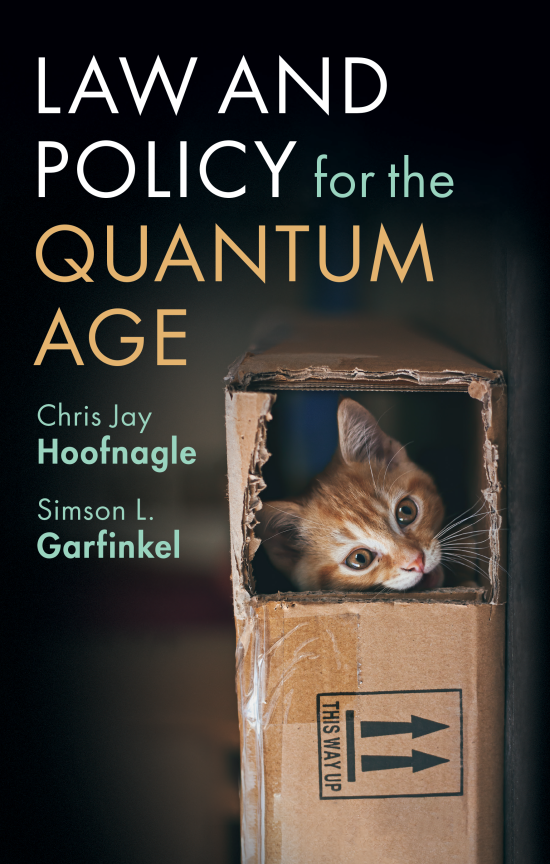 Book cover: Law and Policy for the Quantum Age