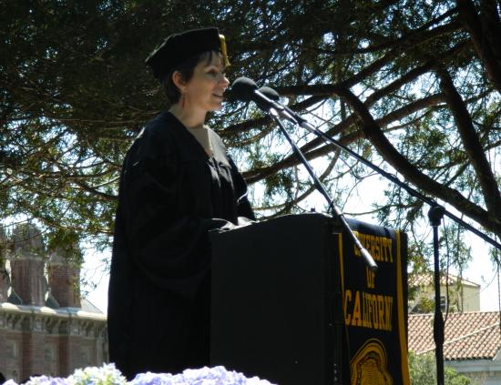 Ph.D. student speaker Elisa Oreglia