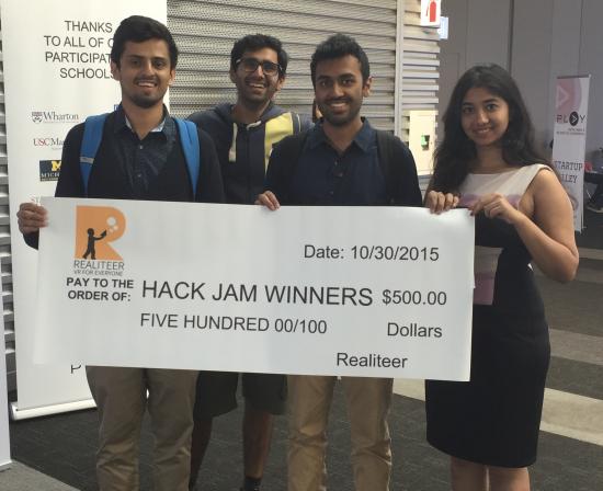 Team Happy2Help won the $500 grand prize.