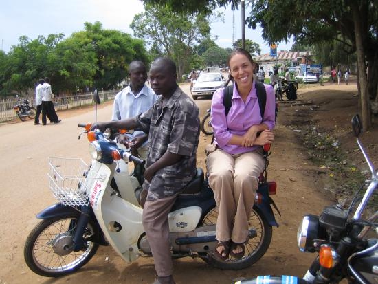 Jenna Burrell in Uganda, where she is researching the use of digital technologies
