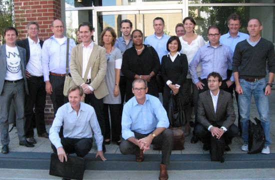Amsterdam-Berkeley Leadership Program participants at the Silicon Valley headquarters of Cisco
