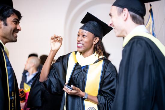Eve at the School of Information Spring 2019 Commencement