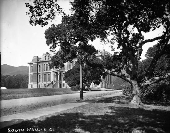 South Hall, c. 1900; Courtesy of Bancroft Library.
