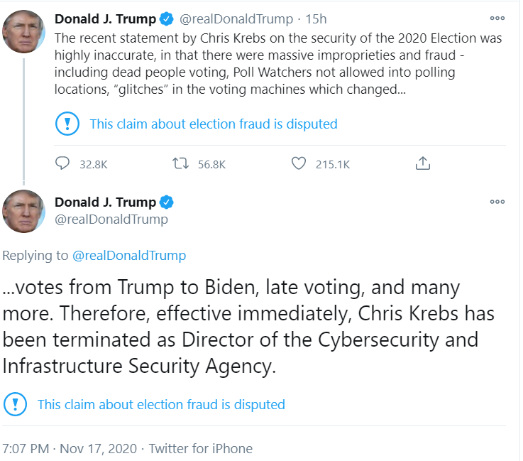 Krebs Tweets